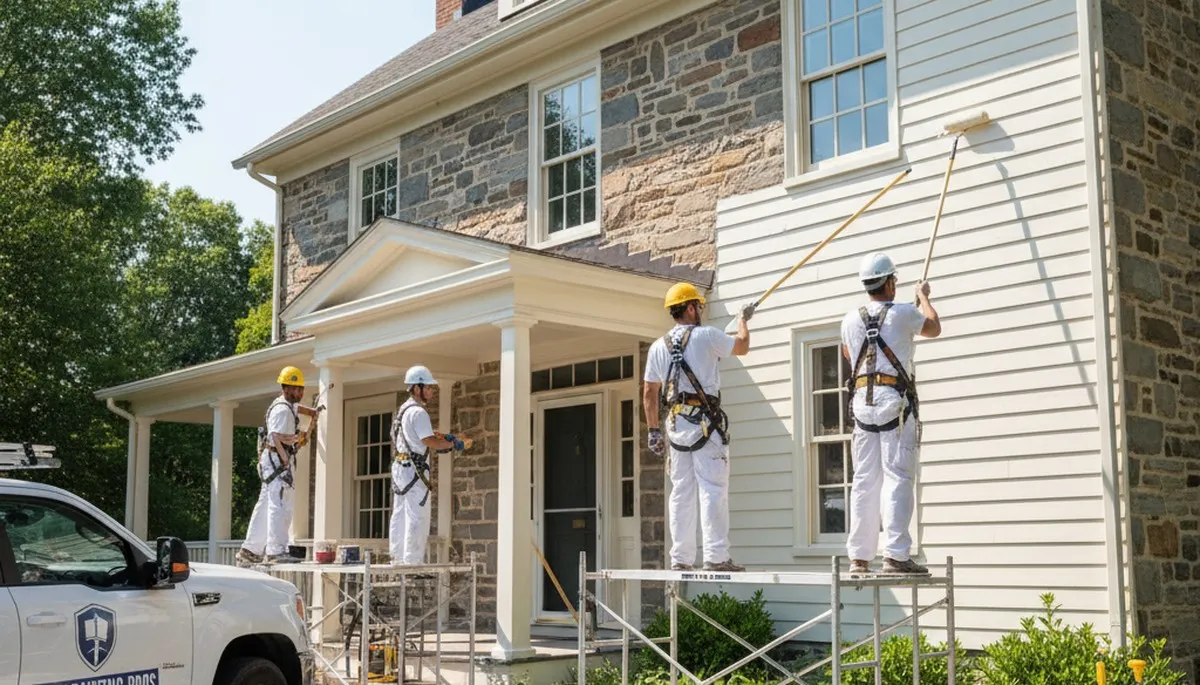 Allentown, PA painting contractor providing professional interior and exterior house painting services