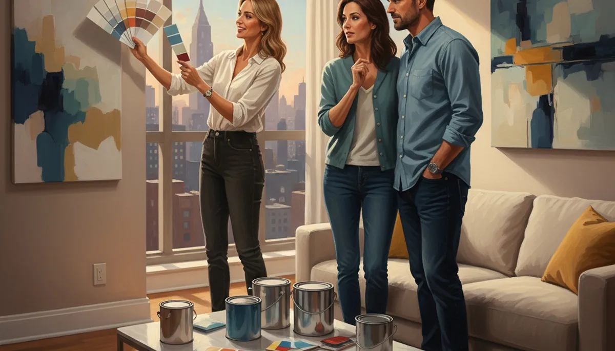 Allentown, PA painter offering expert color consultation for home paint palettes and design guidance
