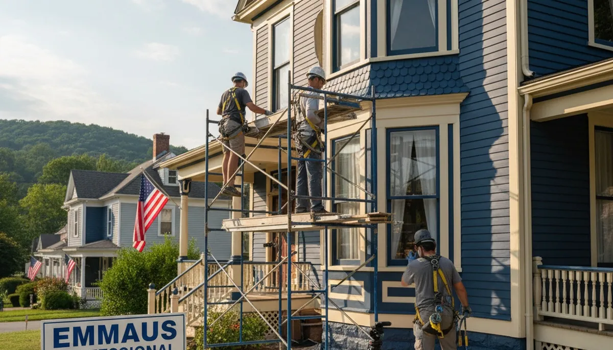 Painting contractors in Allentown, PA providing professional interior and exterior house painting services